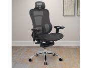 Workspace Deluxe Contoured Mesh Office Chair in Black