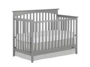 Dream On Me Davenport 5 in 1 Convertible Crib in Storm Gray