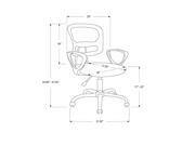 Monarch Adjustable Office Chair in White