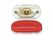 GROTE 45432 Marker Lamp Oval No Splice 2 Bulb Red