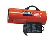 DAYTON 3VE55 Portable Gas Heater LP 40000 BtuH