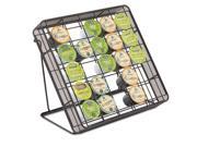 Stand up Hospitality Organizer 25 Compartments 10 w x 2 d x 11 h Black