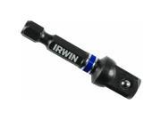 Irwin Industrial Tool 1837572 3 8 in. X 2 in. Steel Impact Socket Adapter
