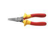 UPC 662679985370 product image for Insulate Flat Nose Plier, 7-7/8 L, Red/Ylw | upcitemdb.com