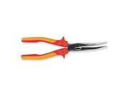 Ins Bent Nose Plier w Cutter 8 In