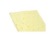 12 x 12 Light Absorbent Pad for Chemical Hazmat Yellow 50PK