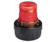 FEDERAL SIGNAL Warning Light w Sound LED Red 120VAC AV1 LED 120R
