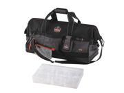 Canvas Tool Bag General Purpose Number of Pockets 28 Gray 13708