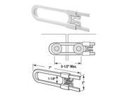 White Cabinet Slide Lock S 4442