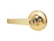 SIM Supply Inc. Polished Brass Straight Entry Lever 8308PB ET CP