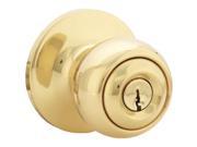 SIM Supply Inc. Polished Brass Ball Entry Knob 6872PB ET CP