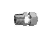 316 Stainless Steel Compression x MNPT Male Connector 3 8 Tube Size