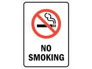 LYLE No Smoking Sign 14x10 In. English U1 1014 RD_14X10