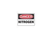 ACCUFORM SIGNS Danger Sign 10 x 14In R and BK WHT ENG MCHL175VS