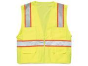 ML KISHIGO 1163 L High Visibility Vest Class 2 L Lime