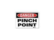 LYLE Danger Sign 14x10 In. English U1 1088 RD_14X10