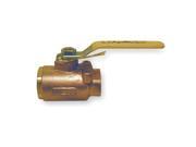 Two Piece Ball Valve 2 In FNPT Bronze