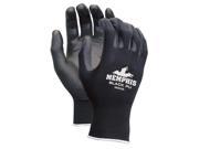 13 Gauge Flat Polyurethane Coated Gloves Glove Size 2XL Black Black
