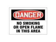 Danger Sign Accuform Signs 219069 7X10S 7 Hx10 W