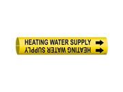BRADY Pipe Mkr Heating Water Supply 3 4to1 3 8 4073 A