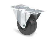 4 Light Medium Duty Rigid Plate Caster 300 lb. Load Rating