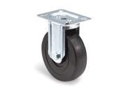 4 Light Medium Duty Rigid Plate Caster 300 lb. Load Rating