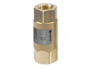 1 4 Check Valve Brass Stainless Steel Buna N FNPT Connection Type
