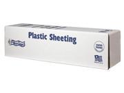 Plastics 6ML CLR 20X100 20x100 6 Mil Clear Tyco Polyethylene Plastic Sheeting