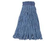 Rubbermaid Mop Heads Cotton Synthetic 24 oz Blue Includes 12 per case.