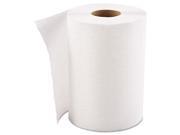 Hardwound Roll Towels 1 Ply White 8 x 300 ft 12 Rolls Carton
