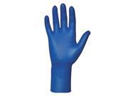 11 Powder Free Unlined Nitrile Disposable Gloves Blue Size S 100PK