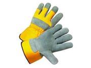 West Chester 500Y Yellow Small Split Cowhide Leather Full General Purpose Gloves