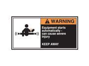 ACCUFORM SIGNS Label CEMA 2 1 2x5 Warning Equipment PK5 LECN362