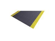 NOTRAX Antifatigue Mat 27 In.x5 ft. Blk w Ylw 410S5275BY