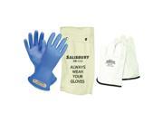 SALISBURY Blue Electrical Glove Kit Rubber 0 Class Size 8 GK011BL 8