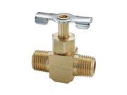 PARKER HANNIFIN Needle Valve 1 4 In. Male Pipe Male Pipe NV107P 4
