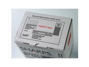 SHARPS COMPLIANCE SW1Q129012 Sharps Disposal By Mail 1 4 Gal. Hinged