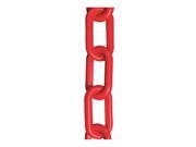 Plastic Chain Red 3 in x 100 ft