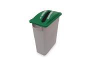 RUBBERMAID Recycling Container Gray 15 gal. PK4 FG5M8081