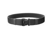 BLACKHAWK Military Web Belt Black Mens L 41WB02