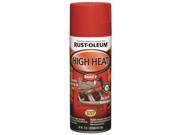 Rustoleum 248908 12 Oz Flat Red High Heat Automotive Engine Enamel