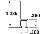 TANIS AH400472CF Strip Brush Holder Overall Length 72 In