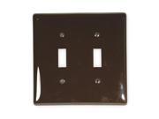 Toggle Switch Wall Plate Brown Number of Gangs 2 Weather Resistant No