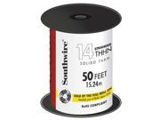 SOUTHWIRE COMPANY Building Wire THHN 14 AWG Red 50ft 22957551