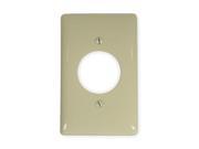 HUBBELL WIRING DEVICE KELLEMS Single Receptacle Wall Plate NP720I