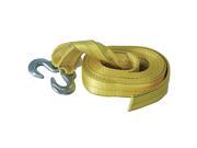 HIGHLAND Reflective Tow Strap 2 Inx30 ft. Yellow 1018100