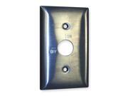 Barrell Key Wall Plate Silver Number of Gangs 1 Weather Resistant No