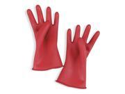 SALISBURY Red Electrical Gloves Natural Rubber 00 Class Size 7 E0011R 7
