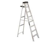 LOUISVILLE 8 ft. 300 lb. Load Capacity Aluminum Stepladder AS3008