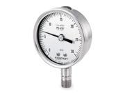 Pressure Gauge Test Gauge Type 0 to 30 psi Range 2 1 2 Dial Size